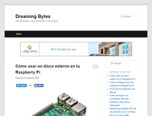 Tablet Screenshot of dreamingbytes.com